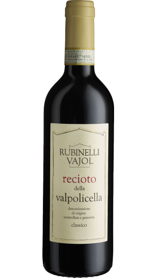 Bottle of Rubinelli Vajol Recioto della Valpolicella Classico 2015 wine 500 ml