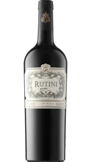 Bottle of Rutini Malbec 2020 wine 750 ml