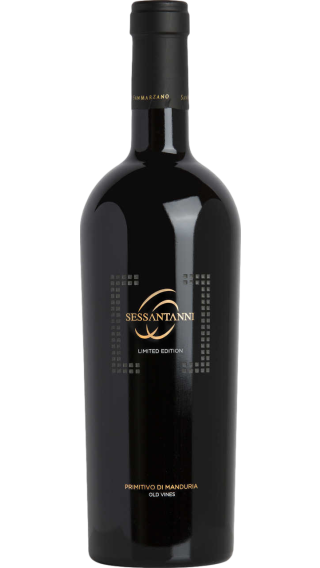 Bottle of San Marzano 60 Sessantanni Limited Edition Old Vines Primitivo di Manduria 2018 wine 750 ml