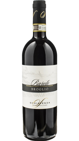 Bottle of Schiavenza Barolo Broglio 2017 wine 750 ml