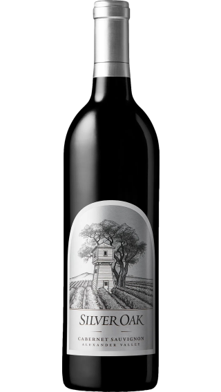 Bottle of Silver Oak Alexander Valley Cabernet Sauvignon 2019 wine 750 ml