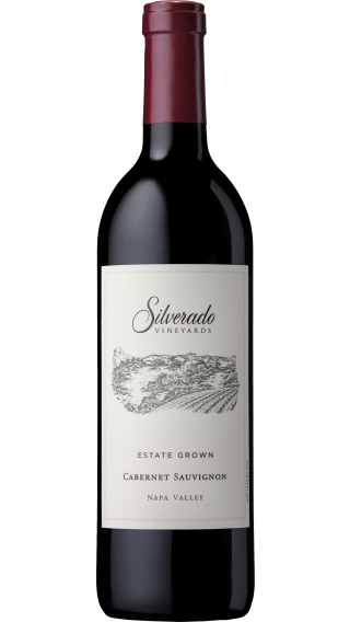 Bottle of Silverado Cabernet Sauvignon 2018 wine 750 ml