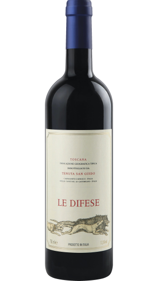 Bottle of Tenuta San Guido Le Difese 2021 wine 750 ml