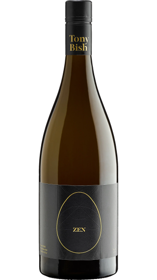 Bottle of Tony Bish Zen Chardonnay 2020 wine 750 ml