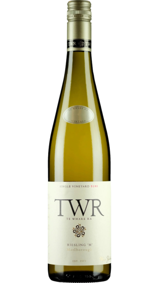 Bottle of TWR Te Whare Ra Riesling M 2021 wine 750 ml