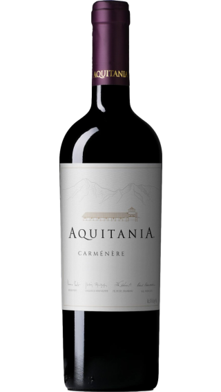 Bottle of Vina Aquitania Carmenere Reserva 2022 wine 750 ml