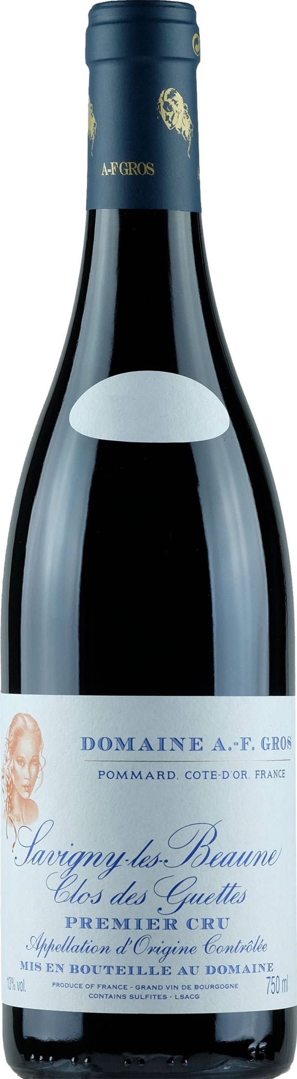 Domaine A.F. Gros Savigny les Beaune Premier Cru Clos des Guettes 2021 afbeelding