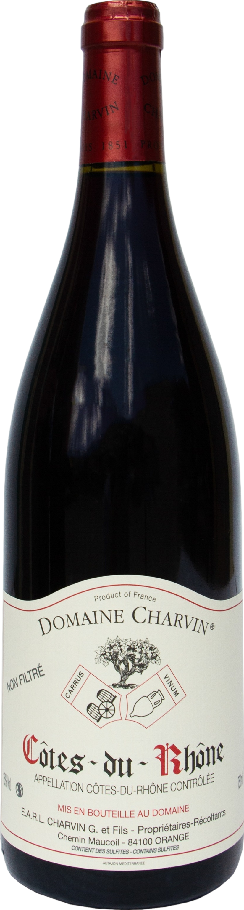 Domaine Charvin Cotes du Rhone 2023 afbeelding