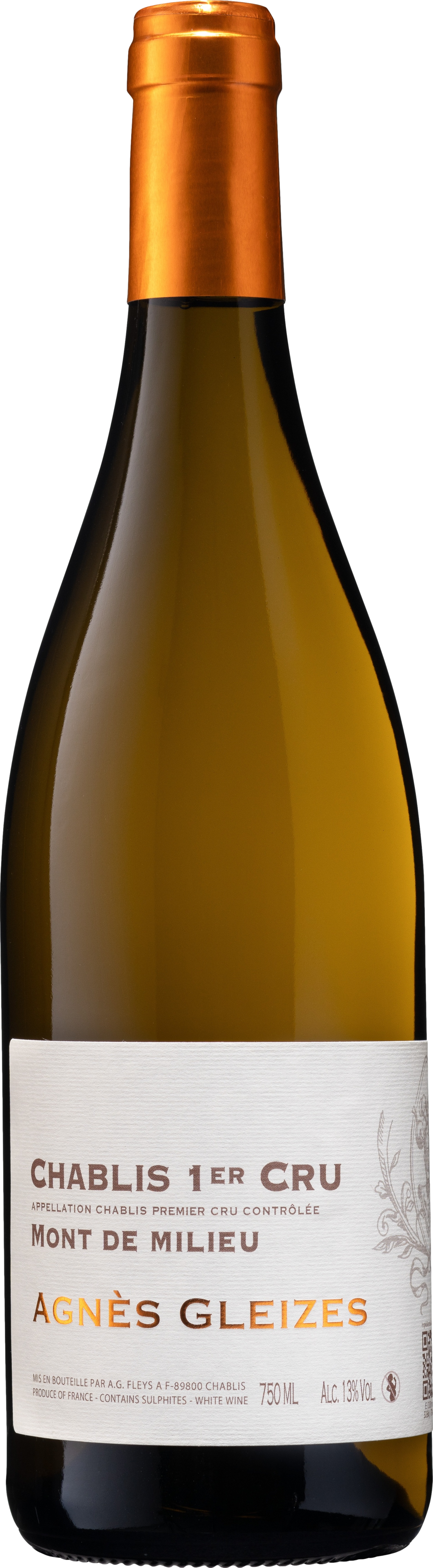 Domaine Gautheron Agnes Gleizes Agnes Gleizes Chablis Premier Cru Mont de Milieu 2023 afbeelding