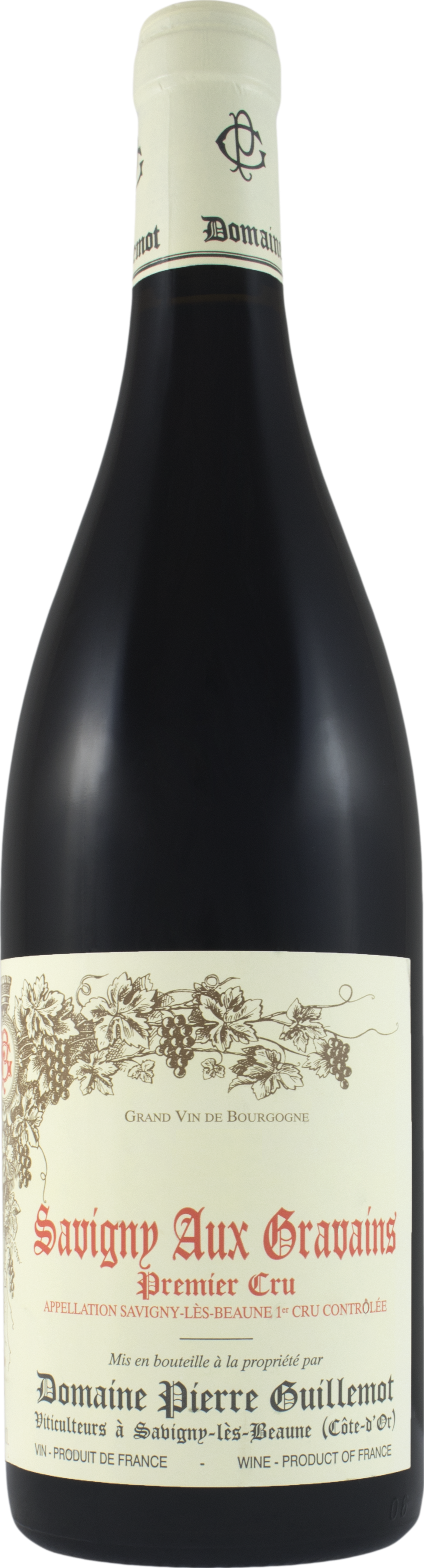 Domaine Pierre Guillemot Savigny les Beaune Premier Cru Aux Gravains 2023 afbeelding