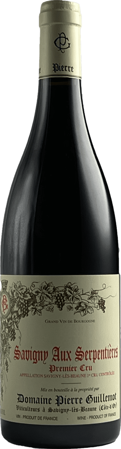 Domaine Pierre Guillemot Savigny les Beaune Premier Cru Les Serpentieres 2023 afbeelding