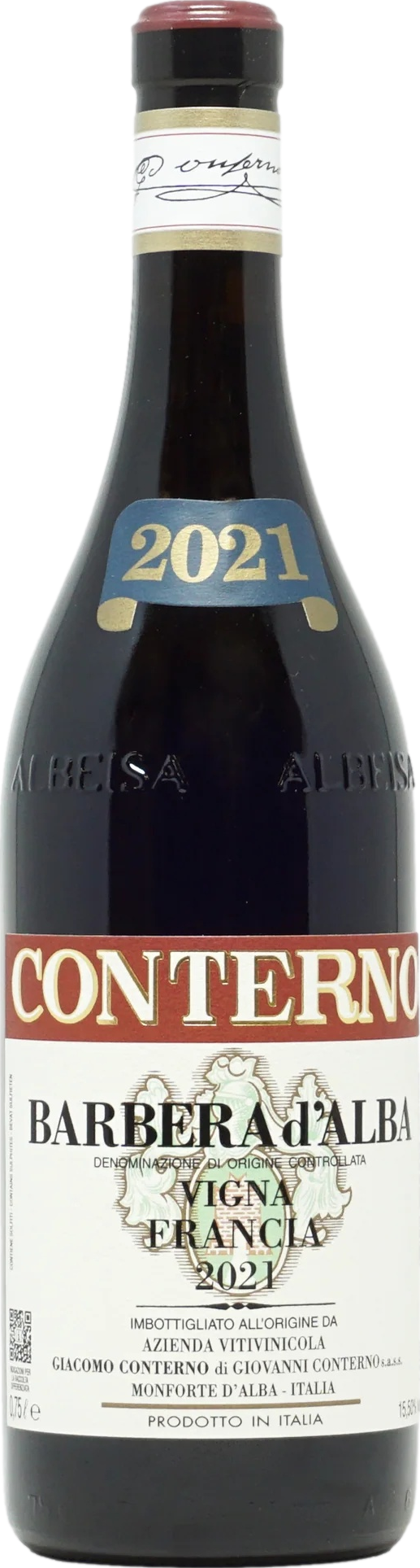 Giacomo Conterno Barbera d'Alba Vigna Francia 2021 afbeelding