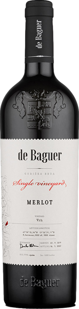 Klet Brda De Baguer Single Vineyard Merlot 2019 afbeelding
