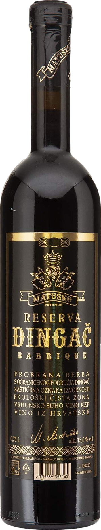 Matusko Dingac Reserva 2017 afbeelding