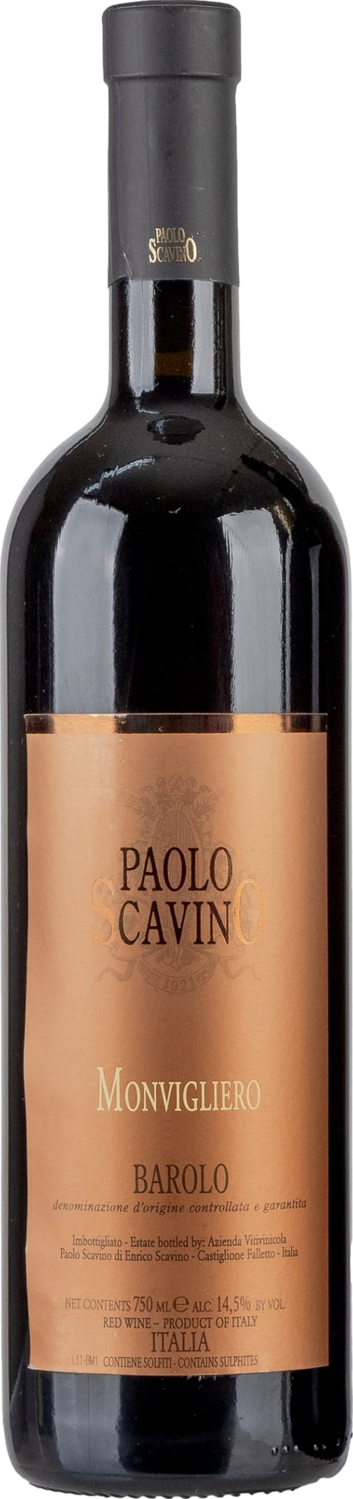 Paolo Scavino Barolo Monvigliero 2020 afbeelding