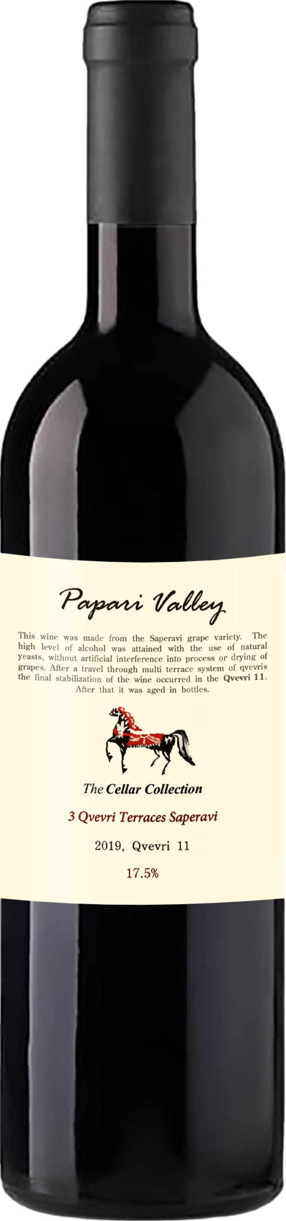 Papari Valley Cellar Collection Saperavi 2019 afbeelding