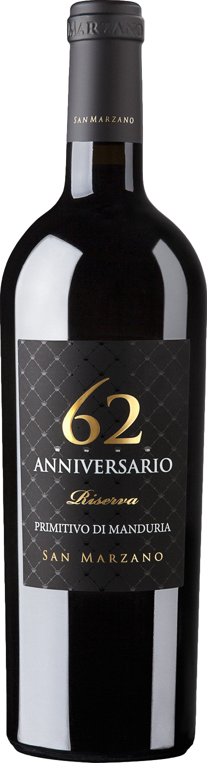 San Marzano 62 Anniversario Primitivo di Manduria Riserva 2019 afbeelding