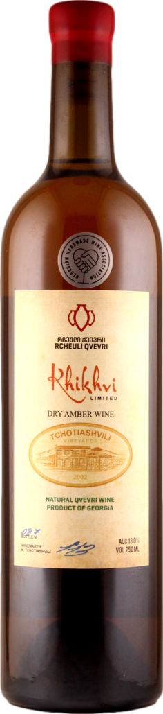 Tchotiashvili Rkatsiteli Rcheuli Qvevri 2018 afbeelding