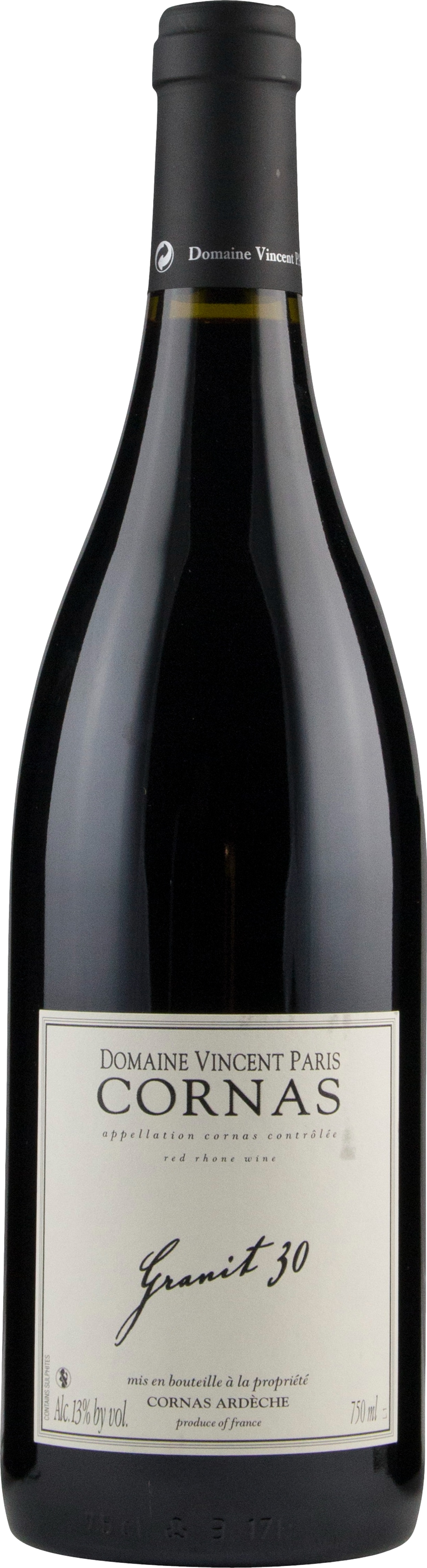 Vincent Paris Cornas Granit 30 2024 afbeelding
