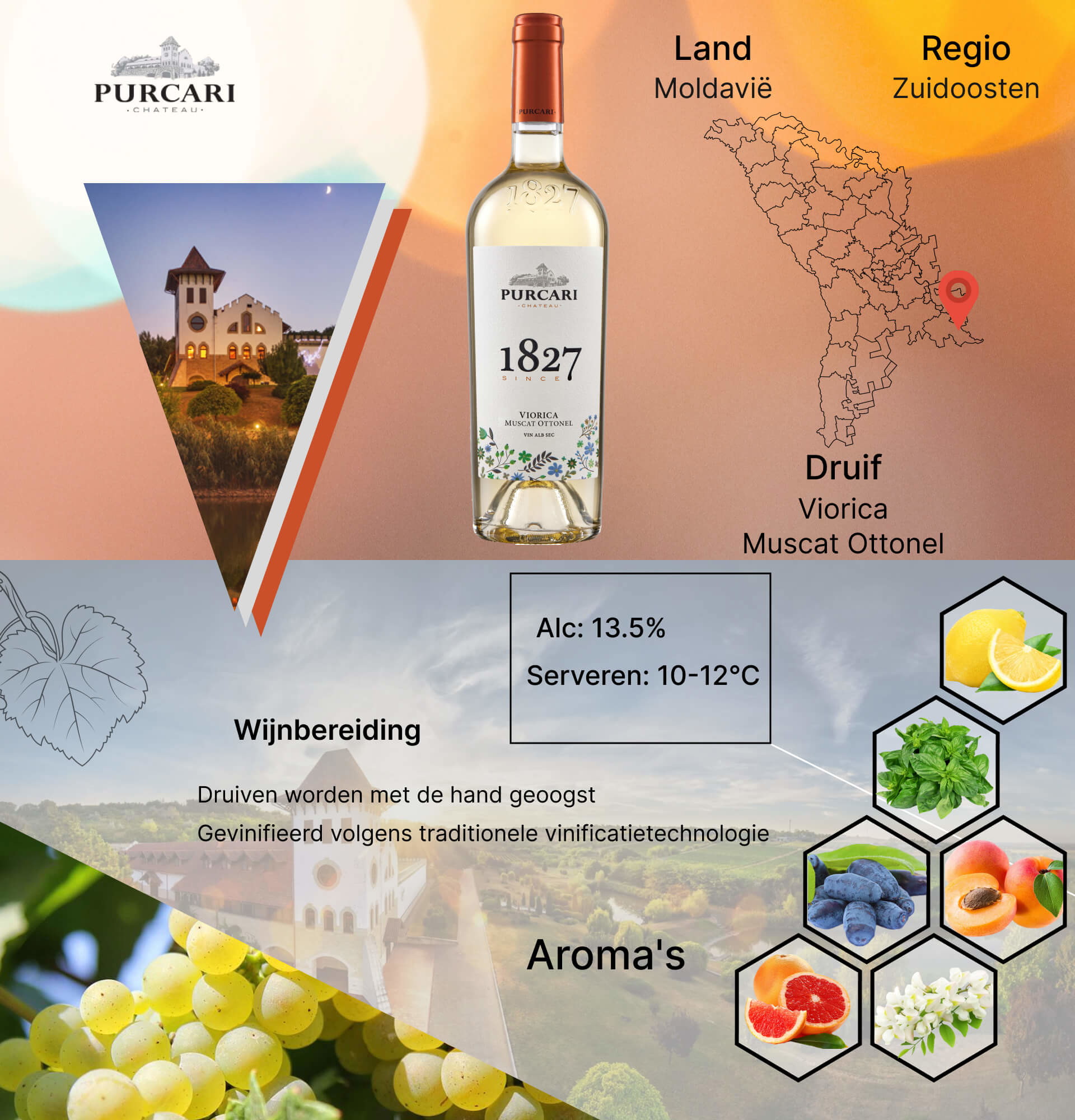 Chateau Purcari Viorica Muscat de Purcari